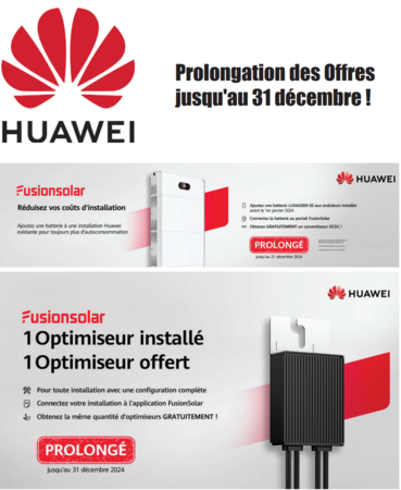 PROLONGATION PROMOTIONS HUAWEI