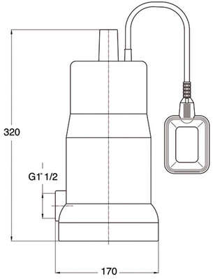 Image du produit POMPE INITIAL DRAIN 10-7/523/AEF-10M