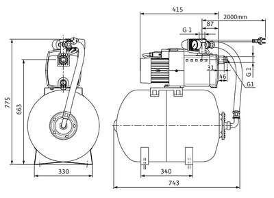 Image du produit POMPE HIMULTI 3H100/2-45P