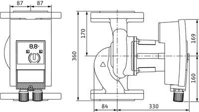 Image du produit CIRCUL. YONOS MAXO 80/0,5-6 PN10 DN80 360mm