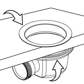 Image du produit BONDE DOUCHE ULTRA PLATE SMART H.48mm