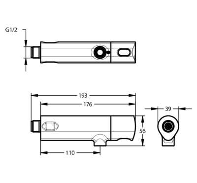 Image du produit Presto SAFE Robinet de lavabo mural temporisé 7sec sans contact 3l/min