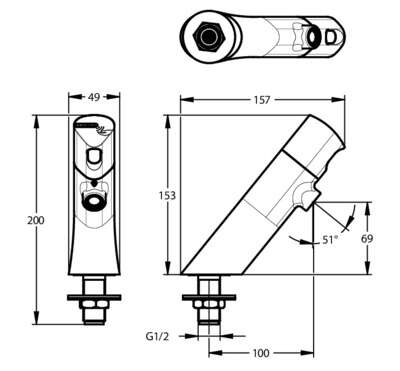 Image du produit PRESTO SAFE ROBINET SUR PLAGE G1/2"