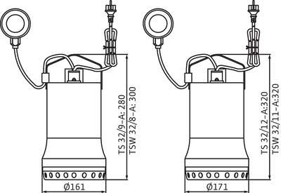 Image du produit POMPE SUBMERSIB.TSW 32/8A INOX REF.6045167