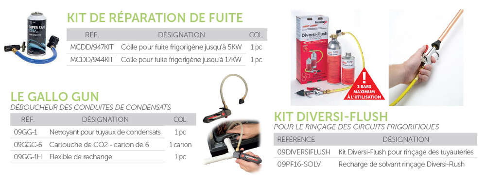 Image du produit KIT RINCAGE CIRCUIT FRIGORIFIQUE DIVERSIFLUSH