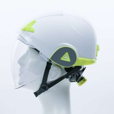 Image du produit CASQUE VISIERE ONYX2 BLANC/JAU