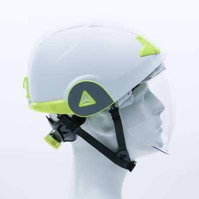 Image du produit CASQUE VISIERE ONYX2 BLANC/JAU