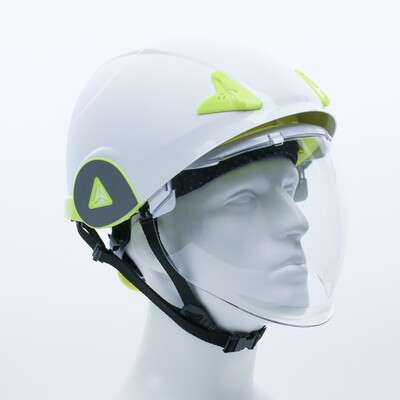 Image du produit CASQUE VISIERE ONYX2 BLANC/JAU