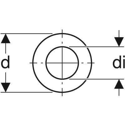 Image du produit Joint plat Geberit mécanisme chasse réservoir apparent/encastré: d=63mm, di=32mm