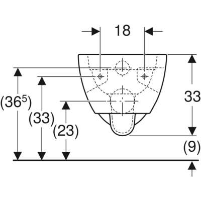 Image du produit CUVETTE SUSPENDUE RENOVA SEMI-CARENE RIMFREE