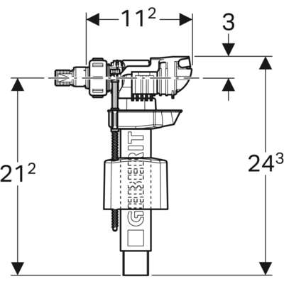 Image du produit ROBINET FLOTTEUR WC UNIFILL