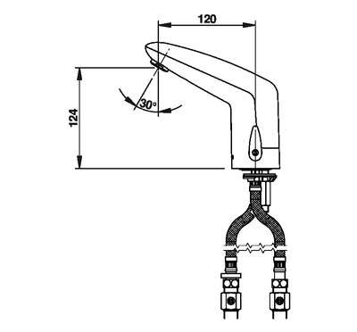 Image du produit Mitigeur electronique volta  pile