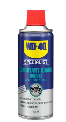 Image du produit LUBRIFIANT CHAINE MOTO WD40 SEC