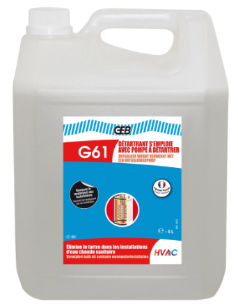 Image du produit G61 DETARTRANT S’EMOIE AVEC POMPE bidon 10 litres