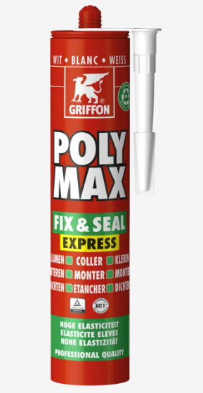 Image du produit COLLE MASTIC POLYMAX FIX&SEAL BLANC 425g