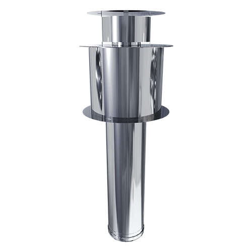 Image du produit TERMINAL VERTICAL  80-125 E.I INOX DUALIS E.I