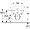 Image du produit WC suspendu Geberit Bastia: Blanc