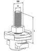 Image du produit Double-écrou FHS CLIX 8x60-100/bte