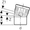 Image du produit Coude Geberit Silent-PP: 15°, d=90mm