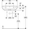 Image du produit LAVABO RENOVA COMFORT 55x55