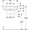 Image du produit LAVABO RENOVA COMFORT 55x55