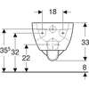 Image du produit CUVETTE SUSPENDUE RENOVA SEMI-CARENE RIMFREE