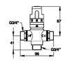 Image du produit REGULATEUR THERMOSTATIQUE SECURITE 20 à 60°C